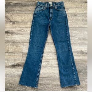 Favorite Daughter | Valentina Shortie Super High Rise Mini Boot Raw Hem Jean 26